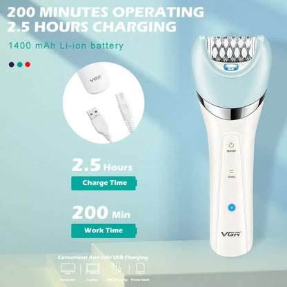 5 In 1 Electric Female Shaver - Pure Radiance Beauty