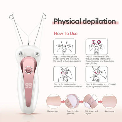 Thread Epilator For Women - Pure Radiance Beauty