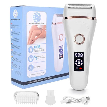 USB Rechargeable Women Painless Electric Hair Remover - Pure Radiance Beauty