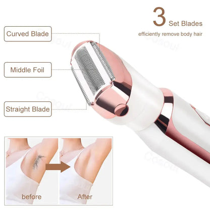 4 in 1 Women Body Hair Removal Machine - Pure Radiance Beauty