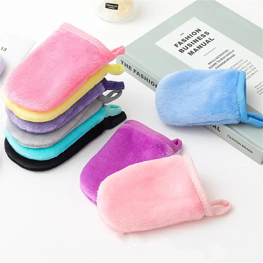 1/5PCS Reusable Makeup Remover Cleansing Gloves - Pure Radiance Beauty